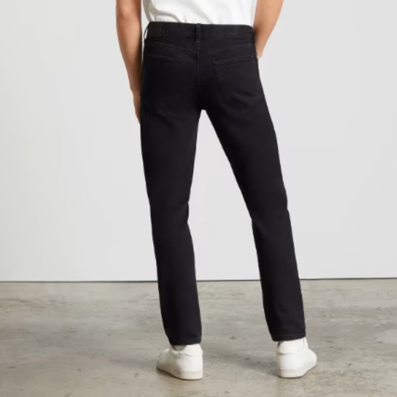 Everlane Men's 36 X 30 The Organic Cotton Slim Fit Jean - Coal Black - NWT - Picture 3 of 10